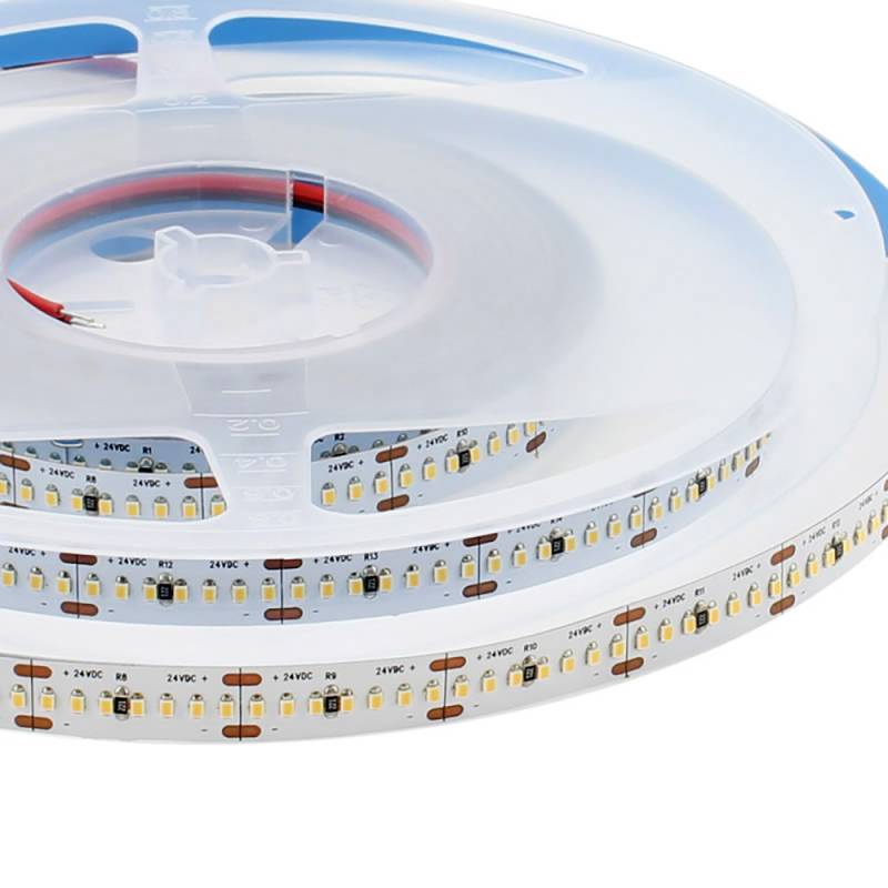 Tira LED Monocolor SMD2216, ChipLed Samsung, DC24V, 5m (300Led/m), 120W, CRI 95 - IP20, Blanco neutro - XauenBatt Iluminación