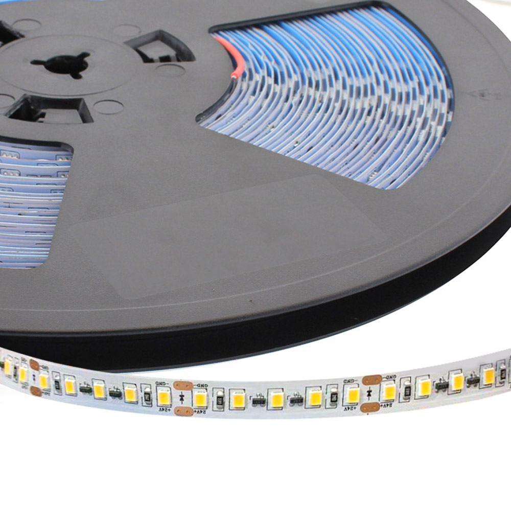 Tira LED Monocolor EPISTAR SMD2835, DC24V, 20 metros (120Led/m), 180W, IP20, Blanco cálido - XauenBatt Iluminación