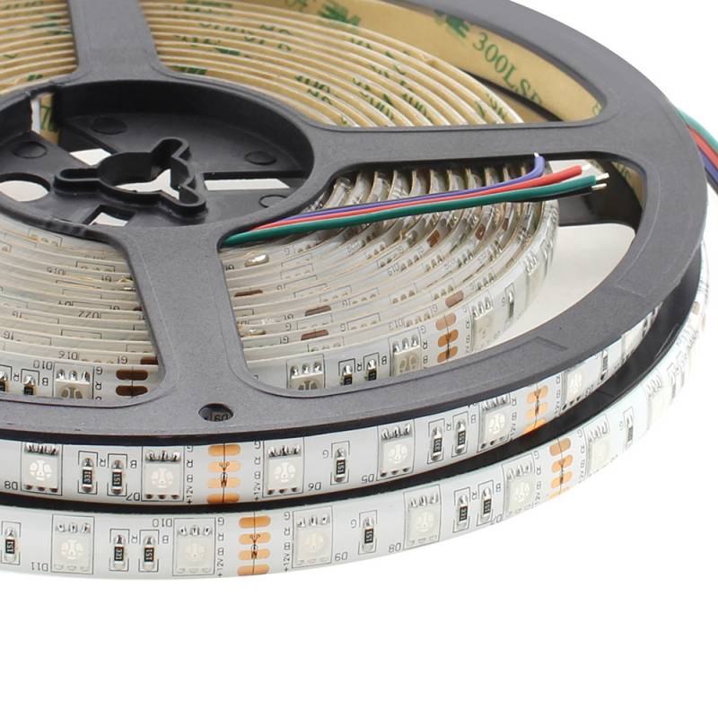 Tira LED EPISTAR SMD5050, RGB, DC12V, 5m (60Led/m) - IP65, RGB - XauenBatt Iluminación