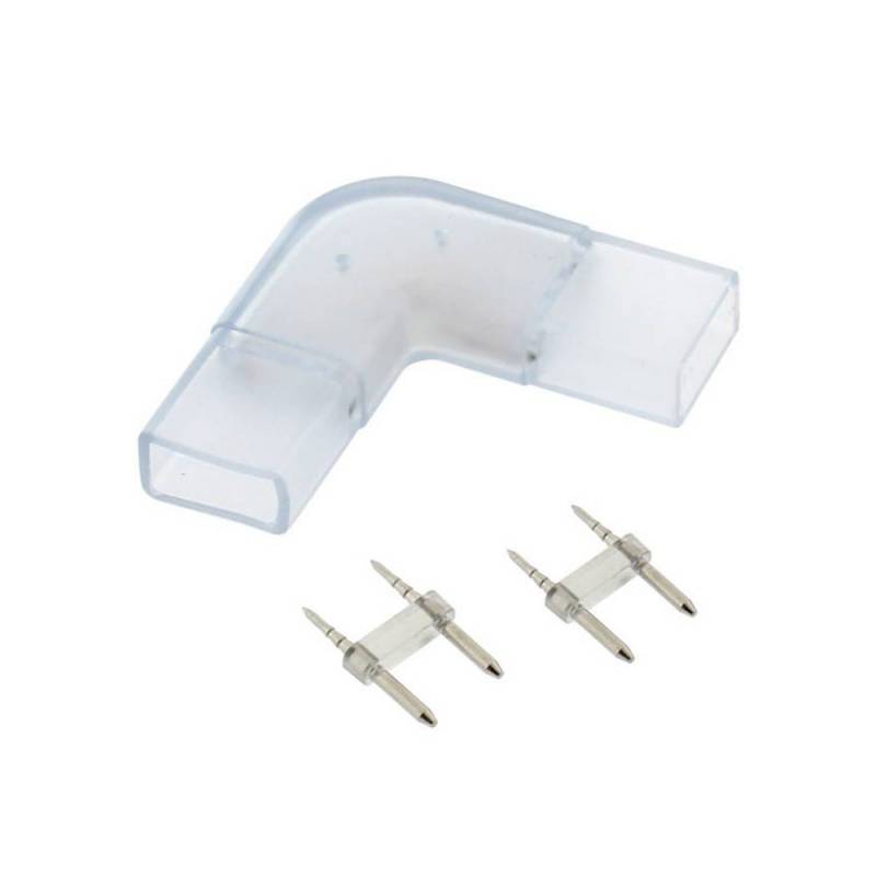 Unión intermedia L tira led 220V SMD5050 / SMD5630 - 9,5mm - XauenBatt Iluminación