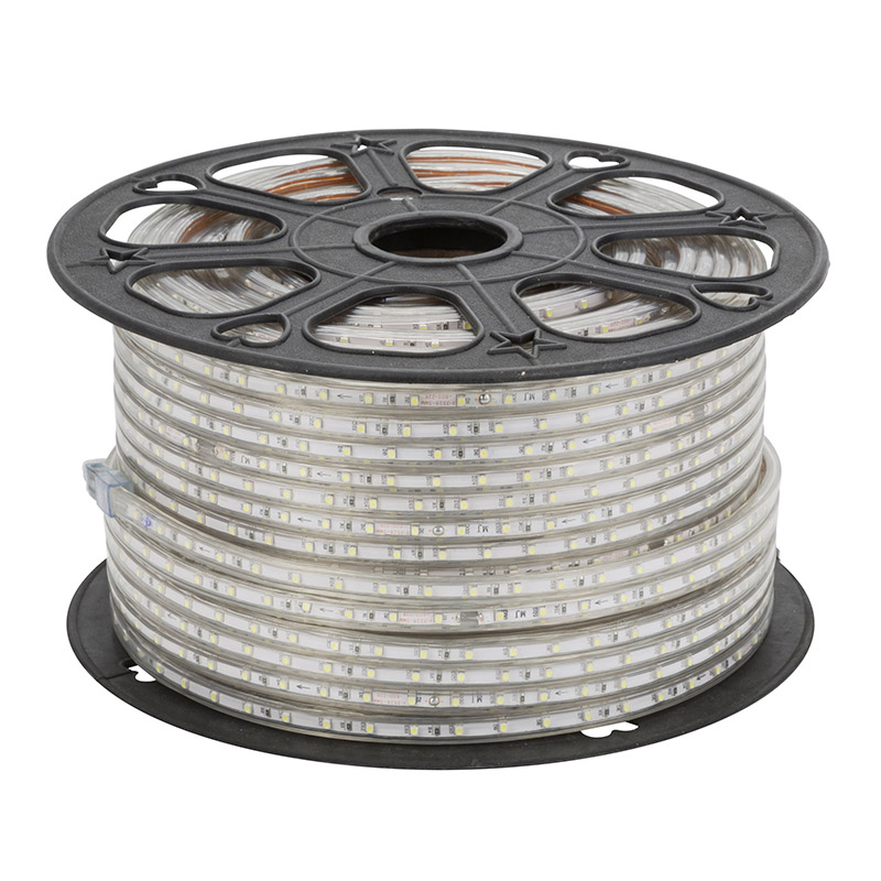 Tira LED 220V SMD2835, 120Led/m, 8W/m, carrete 100 metros, Azul - XauenBatt Iluminación