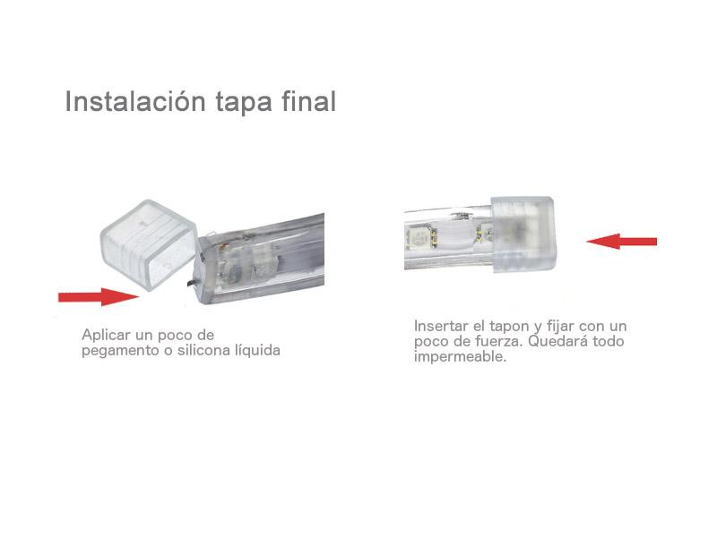 Accesorios para tiras 10506-14 instalacion