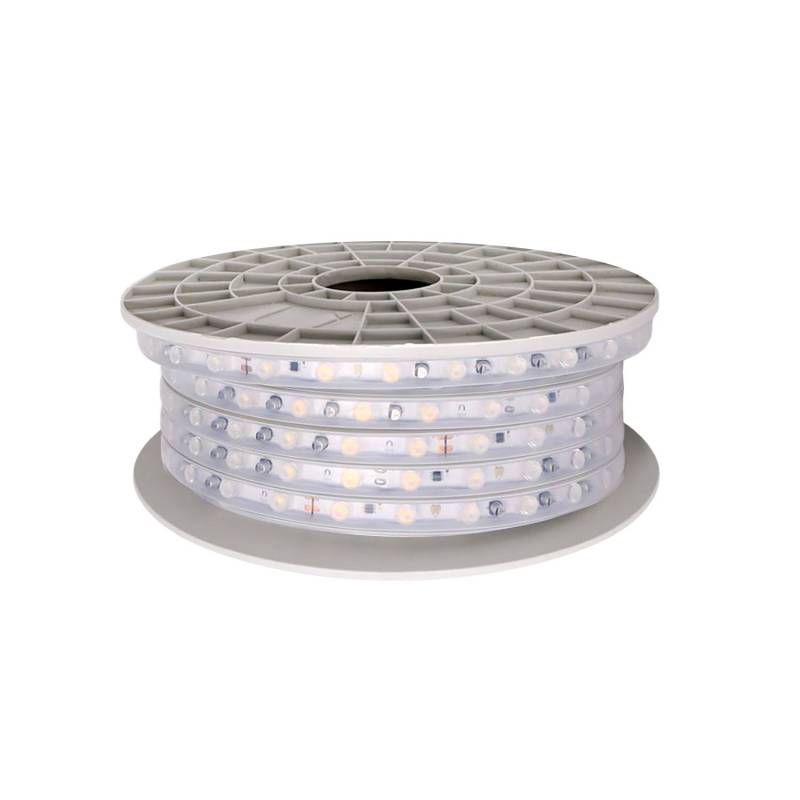Tira LED 220V WALL WASHER 30º, 16*20mm, 12,5W/m, 10 metros, IP67, 25cm corte, Blanco neutro - XauenBatt Iluminación
