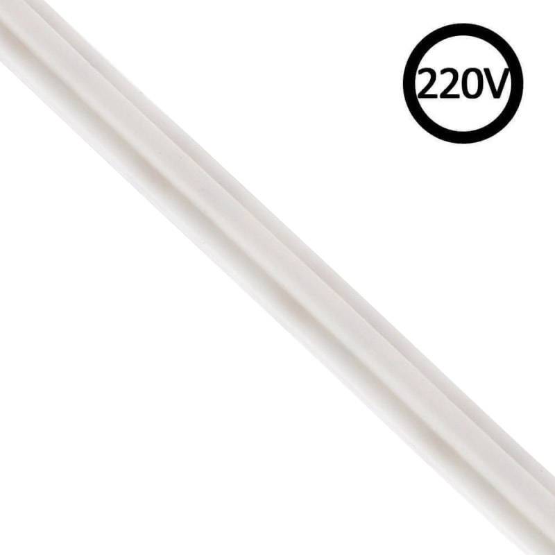 Tira LED 220V Slim COB, 288Led/m, 12W/m, Triac regulable, corte 5cm, 1 metro. Silicona, Blanco frío, regulable - XauenBatt Iluminación
