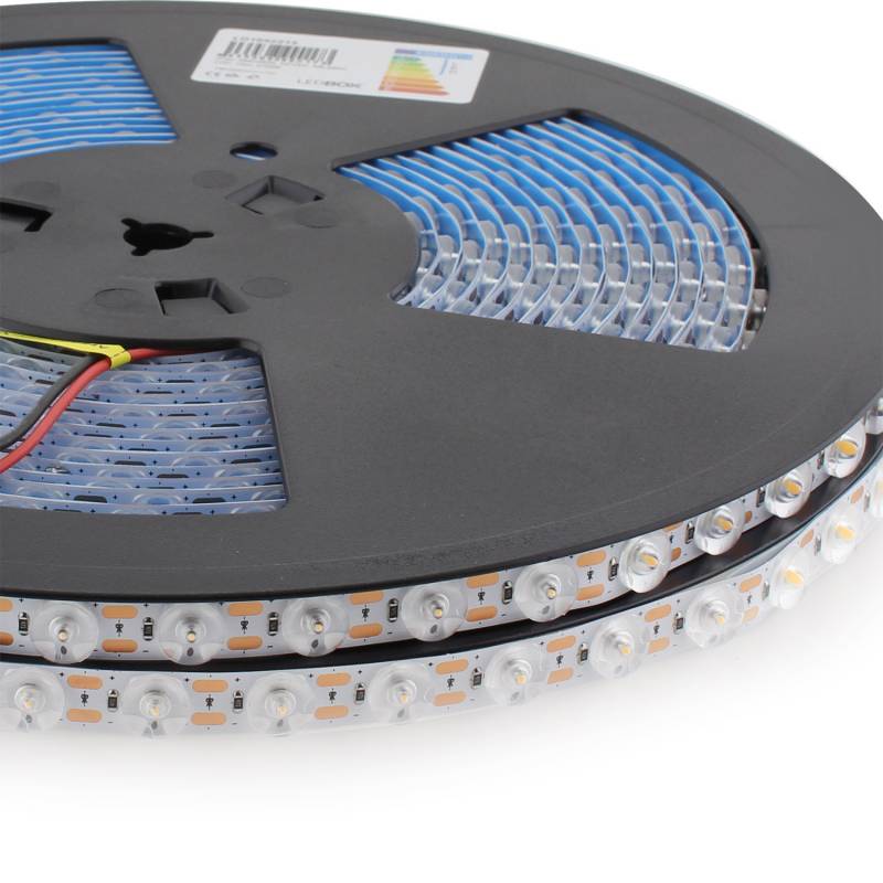 Tira LED DC24V, lente 170º LightBOX, 10 metros, 150W, IP20, 2cm corte, Blanco neutro - XauenBatt Iluminación