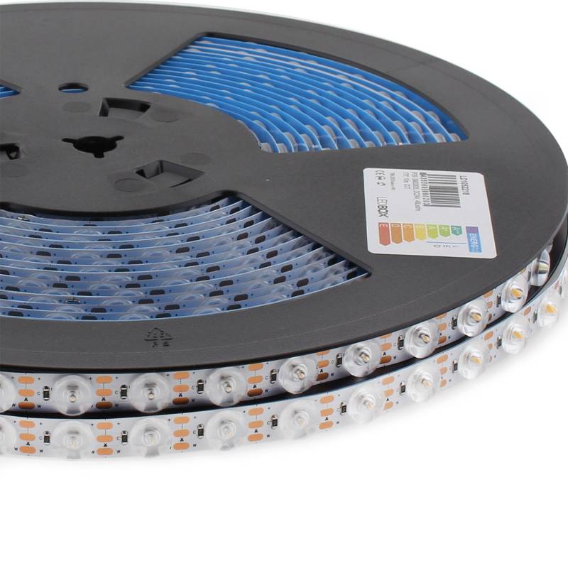 Tira LED DC24V, lente 170º LightBOX, 10 metros, 150W, IP20, 2cm corte, CCT, 3000-4000-6000K - XauenBatt Iluminación