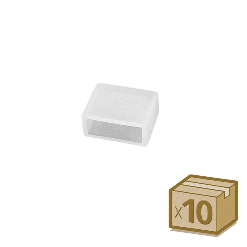 10x tapones de silicona 10mm para tira led - XauenBatt Iluminación