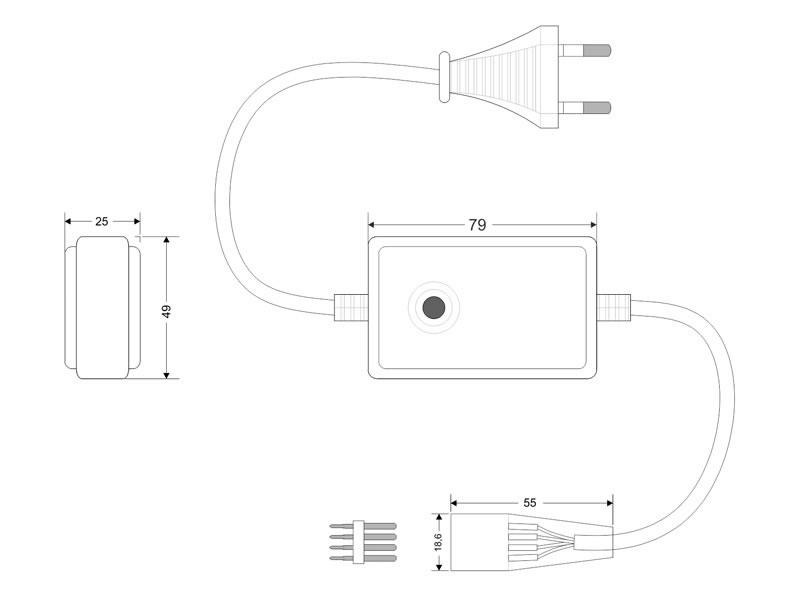 Led Neon Flex 10506-56 esquema