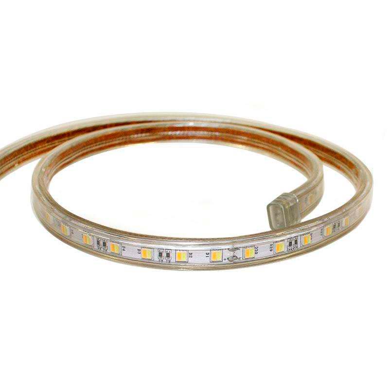 Tira LED 220V SMD5050 DUAL, 60Led/m, 12W/m, carrete 1 metro, Blanco dual - XauenBatt Iluminación