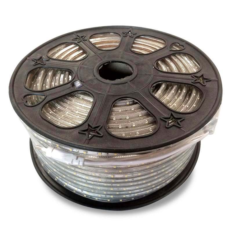 Tira LED 220V SMD2835, 60Led/m, 6W/m, carrete 100 metros, Verde - XauenBatt Iluminación