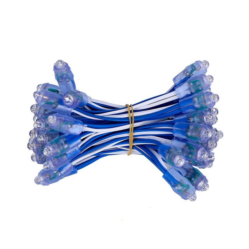 Pixel Led Azul, Ø12mm, 50 led, 0,3W/led, DC5V, Azul - XauenBatt Iluminación