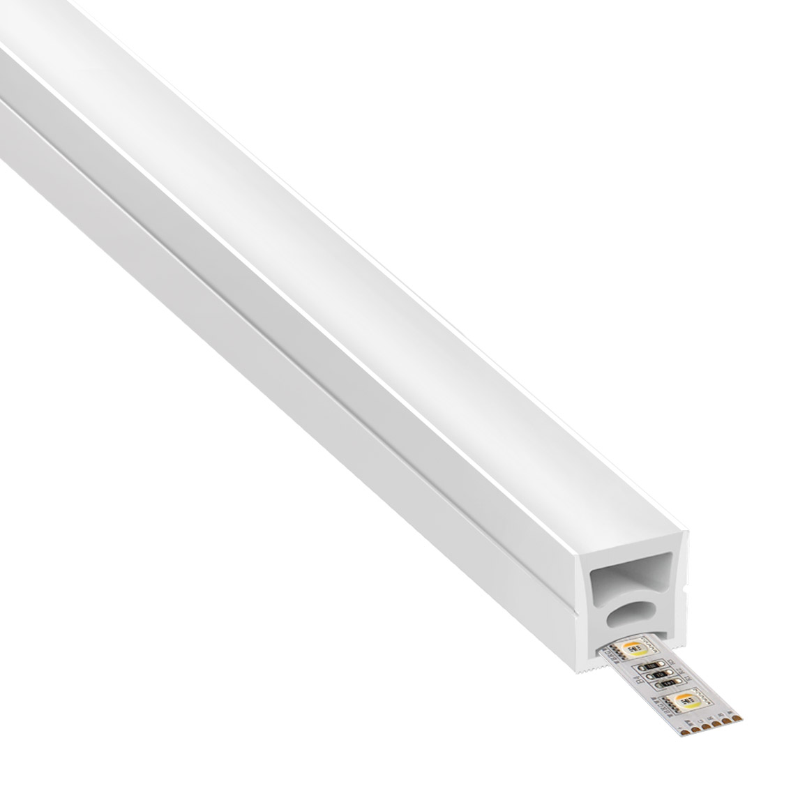 Tubo de silicona NEON Flex, 20x20mm, 1 metro - XauenBatt Iluminación