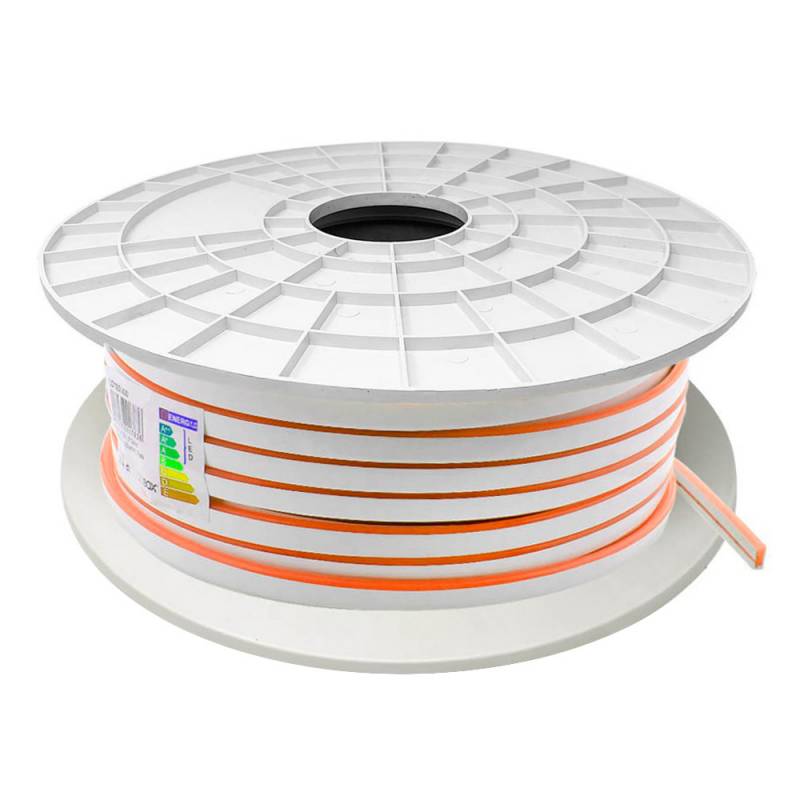 Led NEON Silicona Monocolor, DC24V, 120Led/m, 6x12mm, 1 metro, corte 1cm, Rosa/Magenta - XauenBatt Iluminación