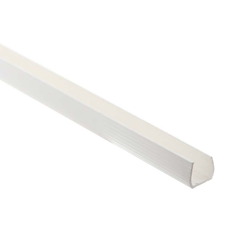 Carril PVC blanco para Led NEON 14x26mm, 1m - XauenBatt Iluminación