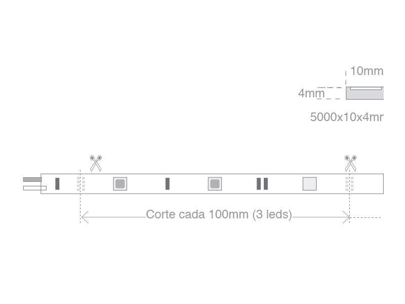 Tiras de Led 10509-23 esquema