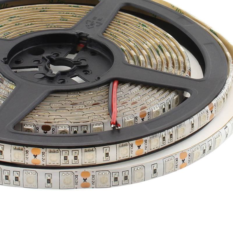 Tira LED UV Ultravioleta SMD5050, DC12V, 5m (60 Led/m) - IP65, Luz ultravioleta - XauenBatt Iluminación