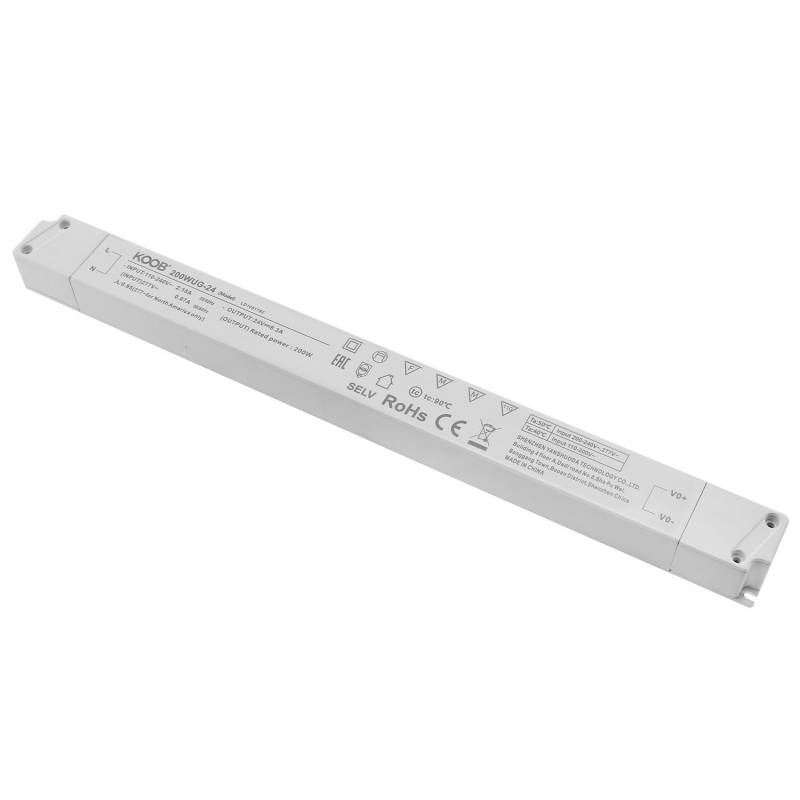 Fuente de alimentación Ultra Slim CC/DC24V/200W/8,3A - XauenBatt Iluminación