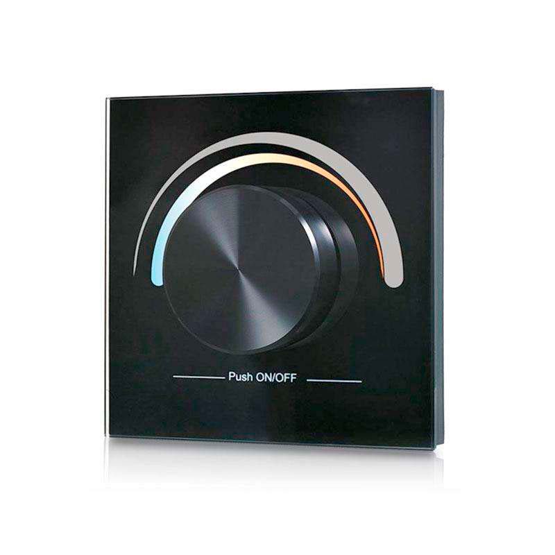 Mando LB2836 DUAL RF, Ruleta pared, negro - XauenBatt Iluminación