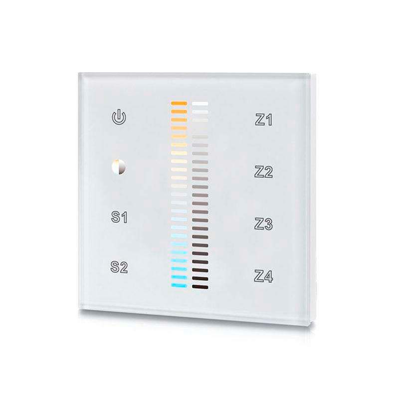 Mando LB2830 DUAL RF, Táctil 4 zonas, blanco - XauenBatt Iluminación