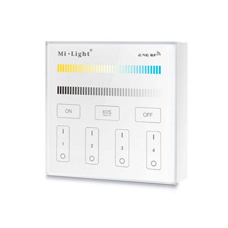 Mando 4 zonas CCT táctil B2 blanco dual - XauenBatt Iluminación