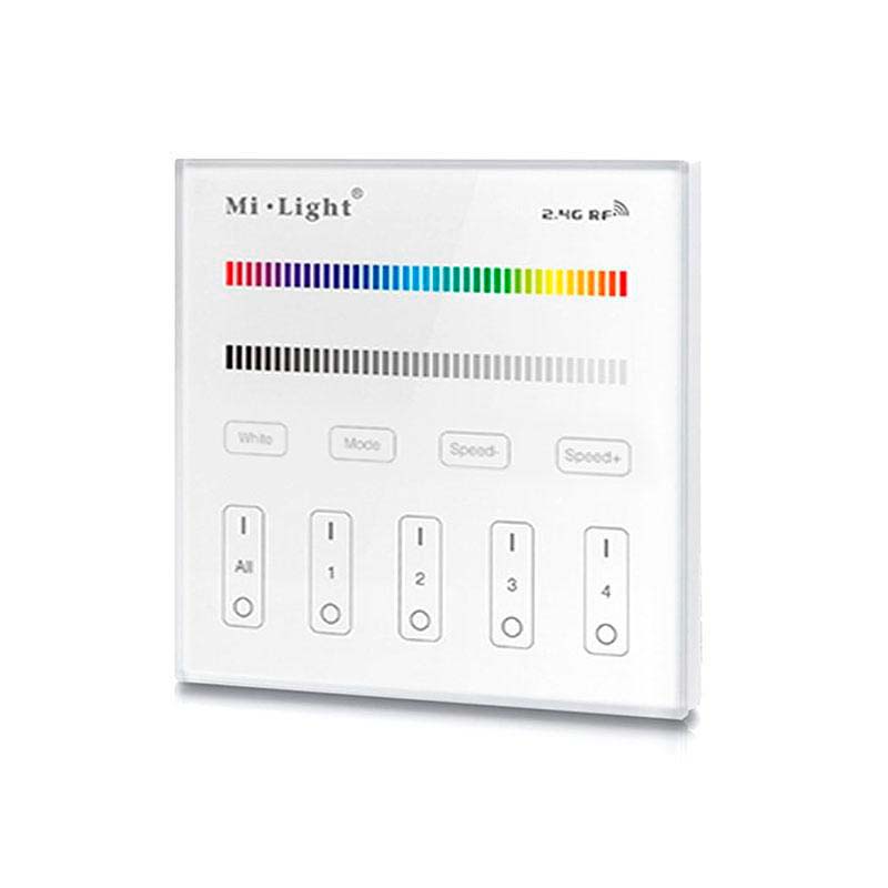 Mando 4 zonas RGB/RGBW táctil empotrable T3 - XauenBatt Iluminación