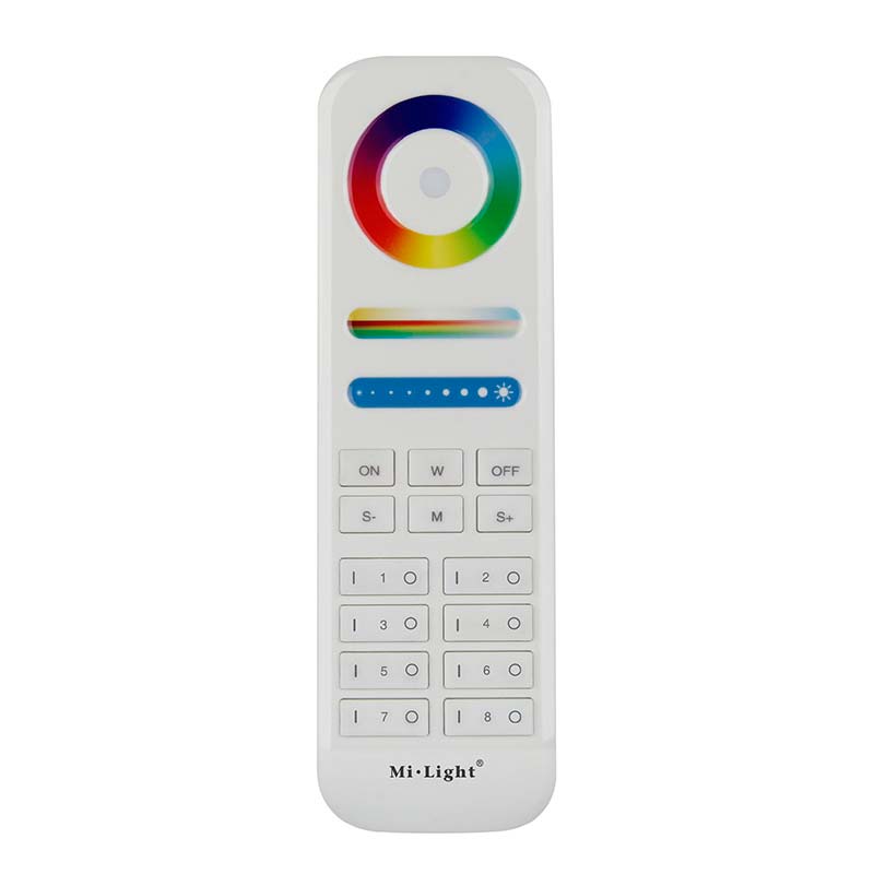 Mando a distancia RGB+CCT 8 zonas - XauenBatt Iluminación