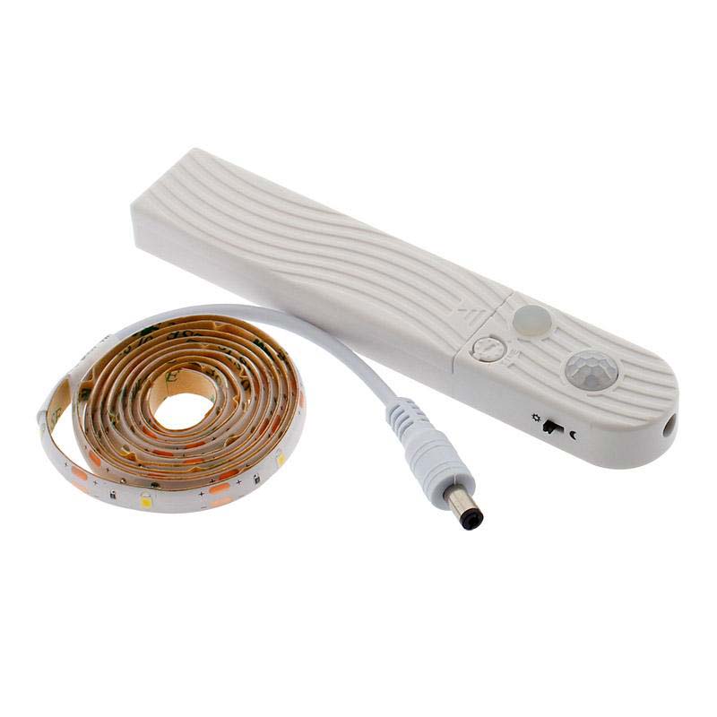 Sensor PIR + Temporizador + Tira LED SMD2835, IP65, 60l/m, 1m, Blanco cálido - XauenBatt Iluminación