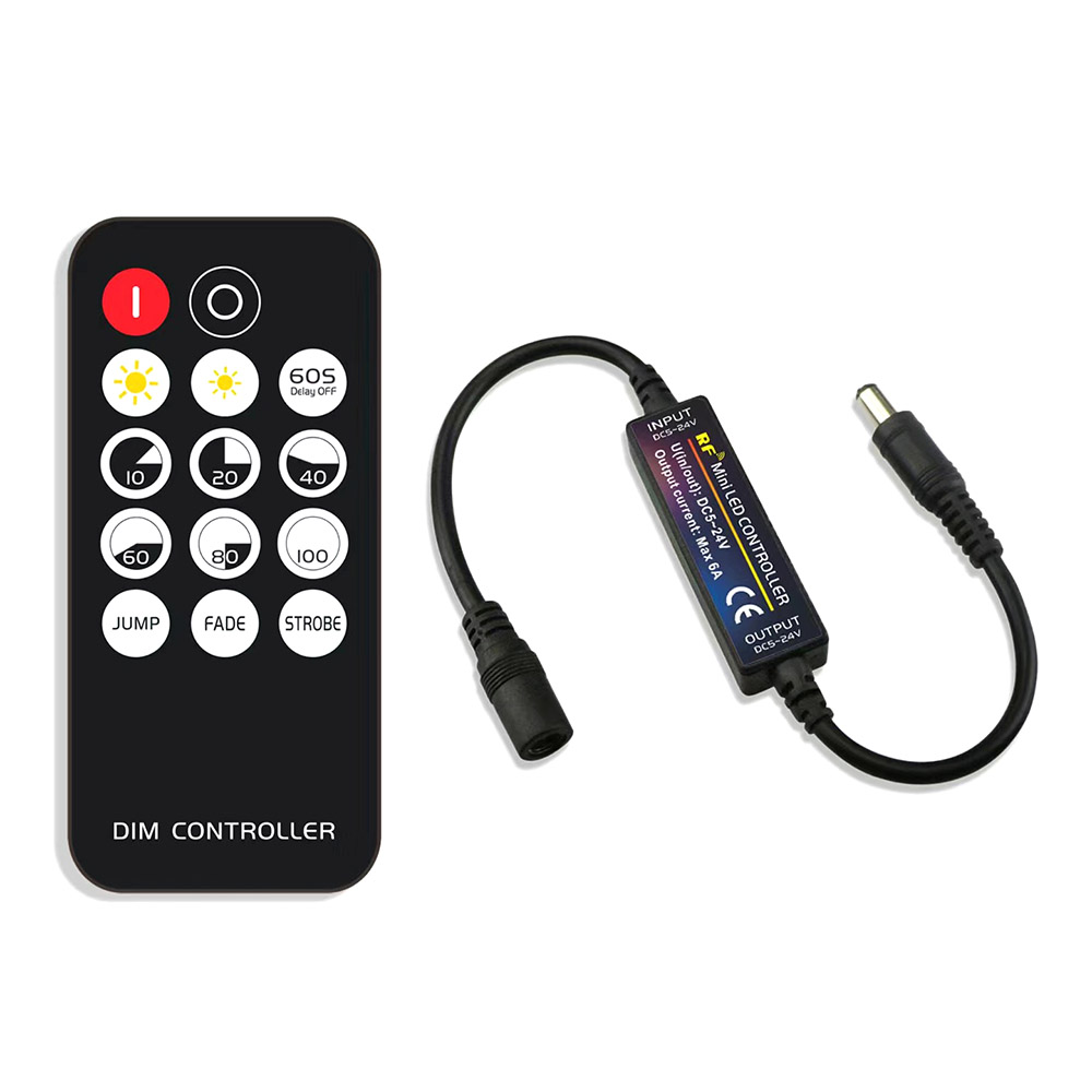 Controlador RF Mini tira LED monocolor + mando - XauenBatt Iluminación