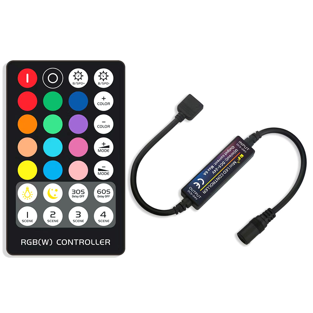 Controlador RF Mini tira LED RGBW + mando - XauenBatt Iluminación
