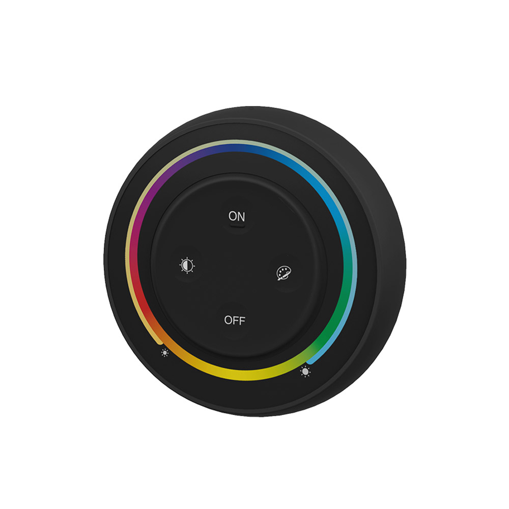 Mando RF RGB+CCT ROUND Magnetic táctil, negro - XauenBatt Iluminación