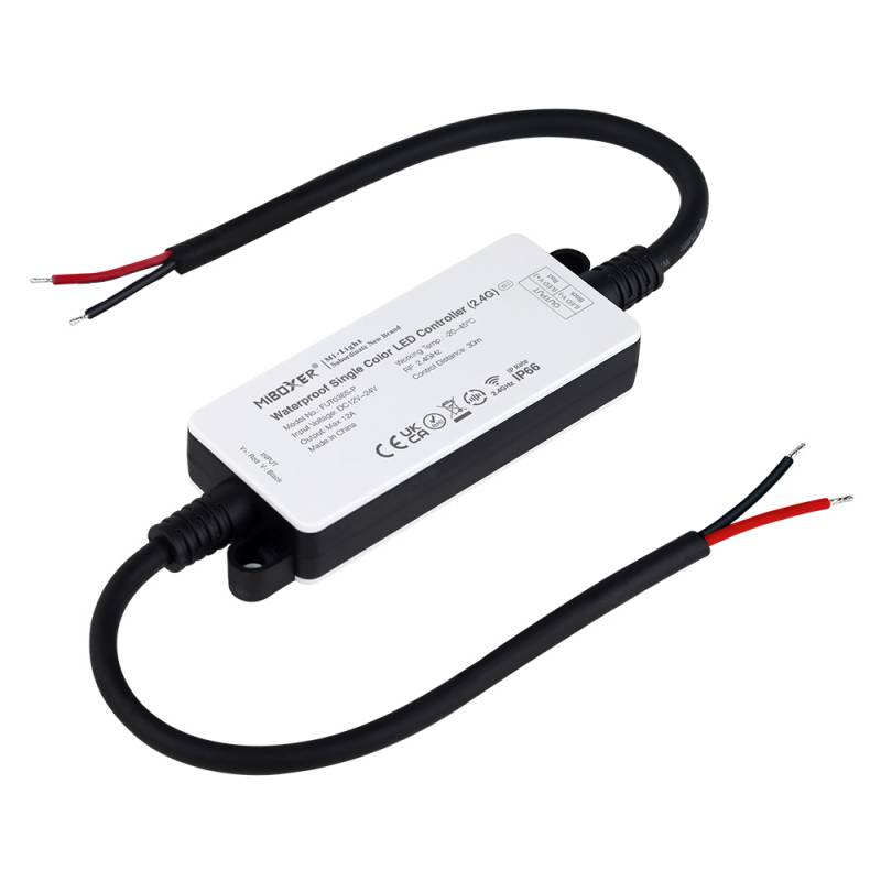 Controlador monocolor 2.4G DC12-24V 12A, IP66 - XauenBatt Iluminación