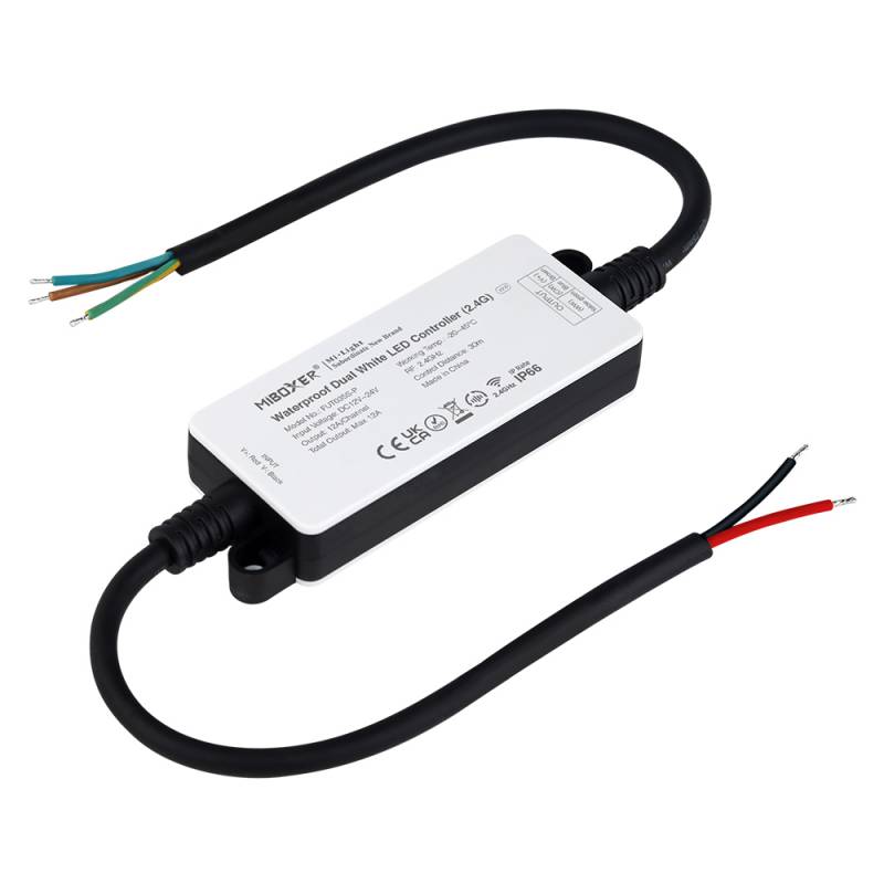 Controlador CCT dual 2.4G DC12-24V 12A, IP66 - XauenBatt Iluminación
