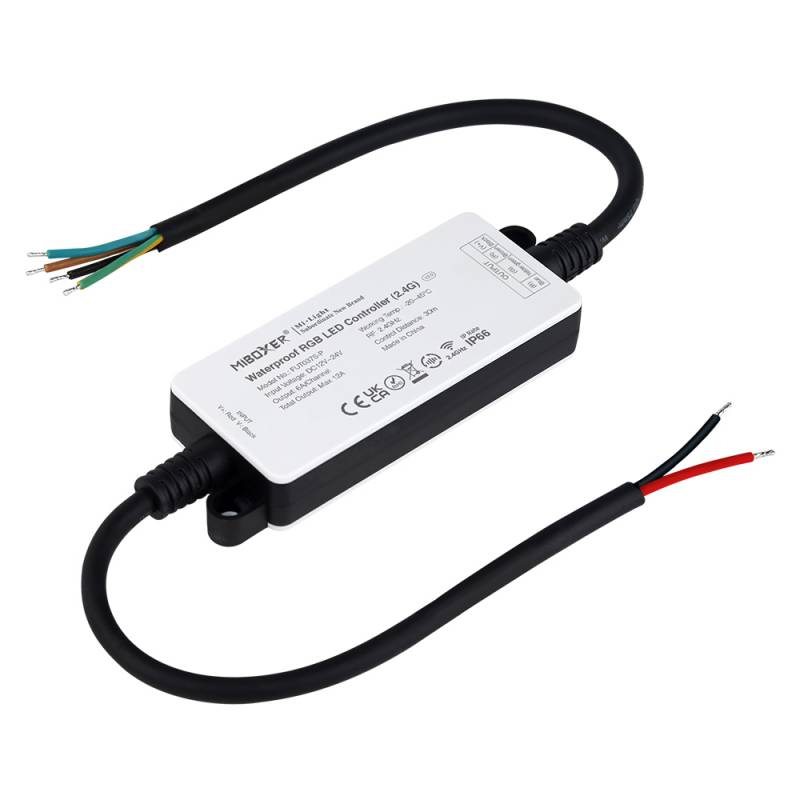 Controlador RGB 2.4G DC12-24V 12A, IP66 - XauenBatt Iluminación