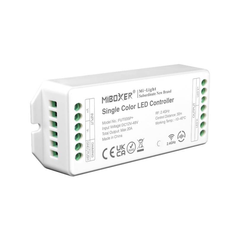Controlador 2.4G RF, DC12-48V, 20A, 2 en 1 monocolor + CCT - XauenBatt Iluminación