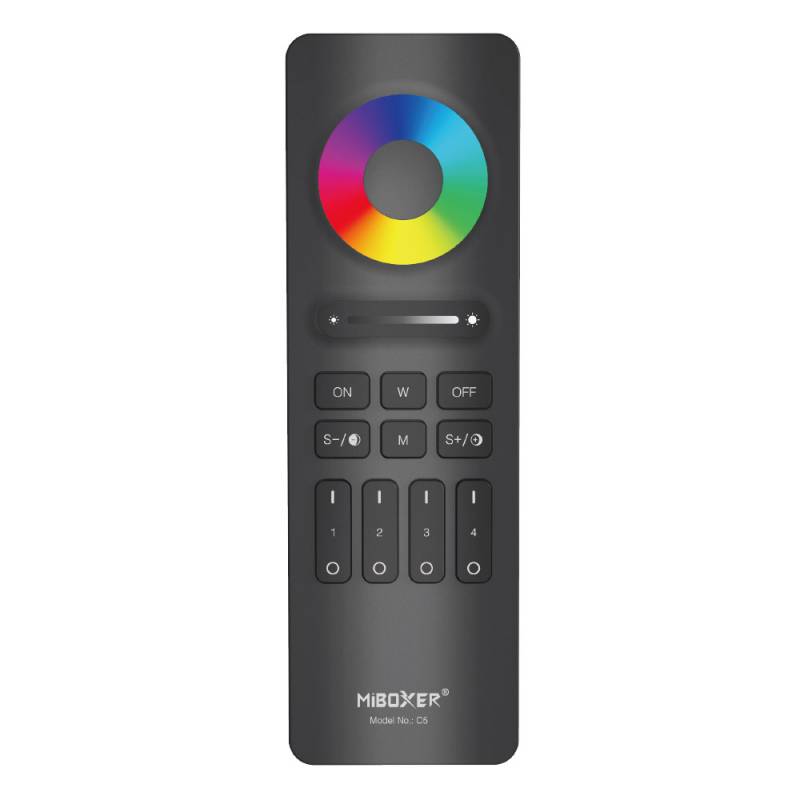 Mando a distancia RGB+CCT 4 zonas C5 - XauenBatt Iluminación