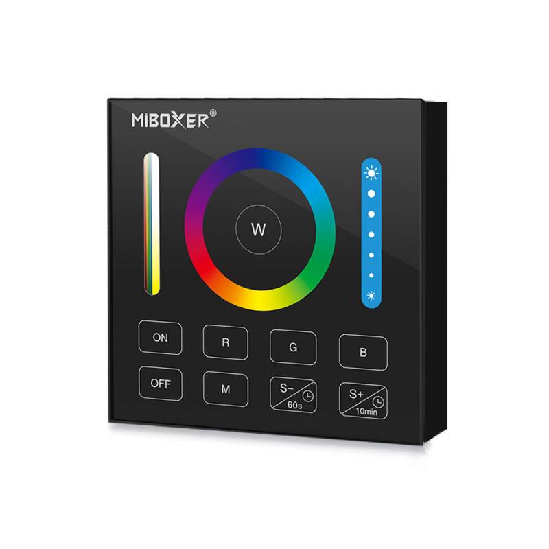 Mando de pared RGB+CCT táctil B0, negro - XauenBatt Iluminación