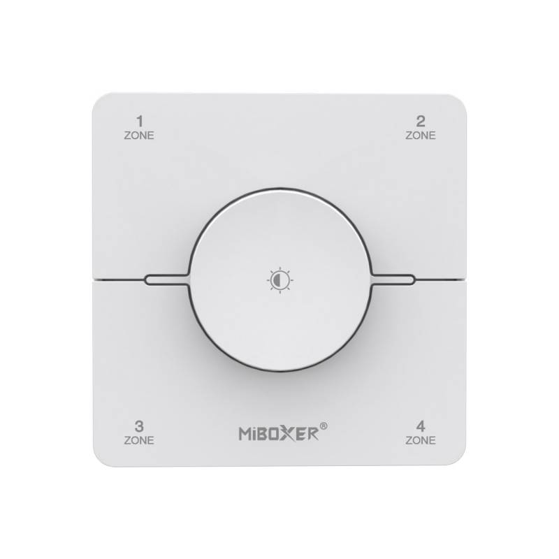 Mando RF mono+CCT Magnetic rueda, 4 zonas, blanco - XauenBatt Iluminación