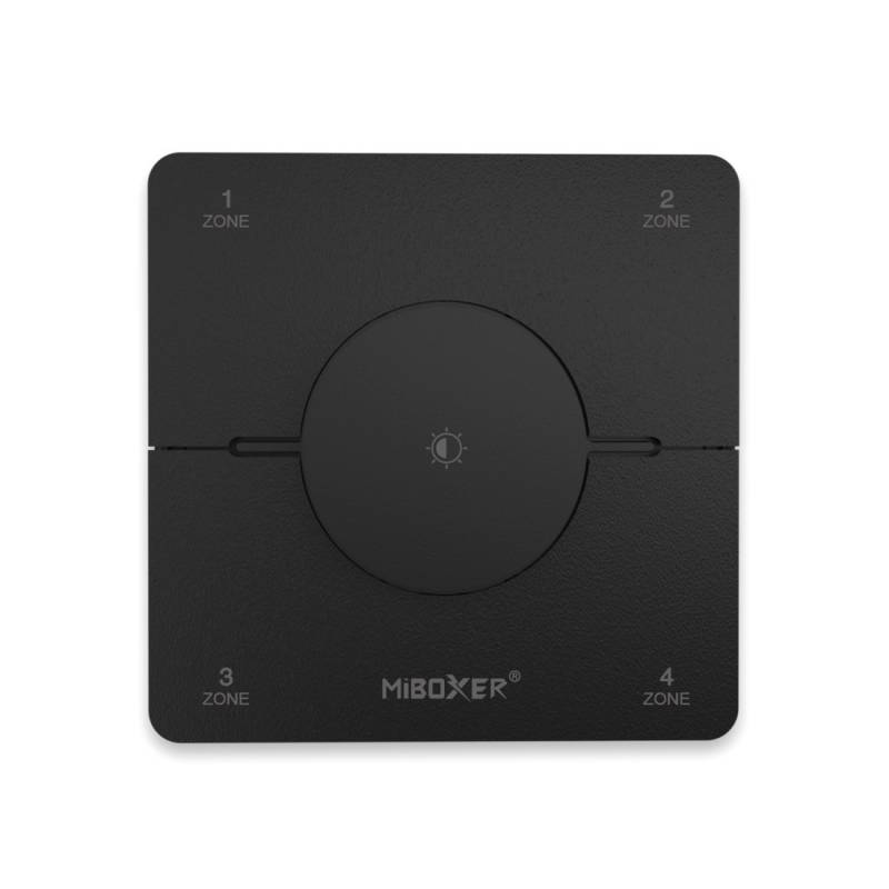 Mando RF mono+CCT Magnetic rueda, 4 zonas, negro - XauenBatt Iluminación
