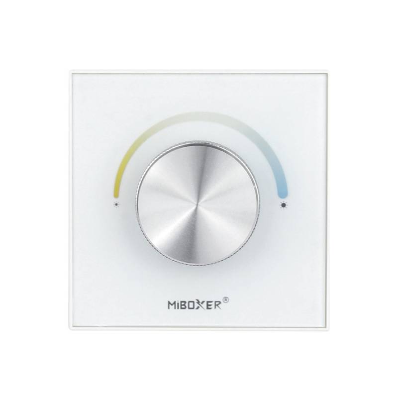 Controlador MONO/CCT empotrable con rueda giratoria, blanco - XauenBatt Iluminación