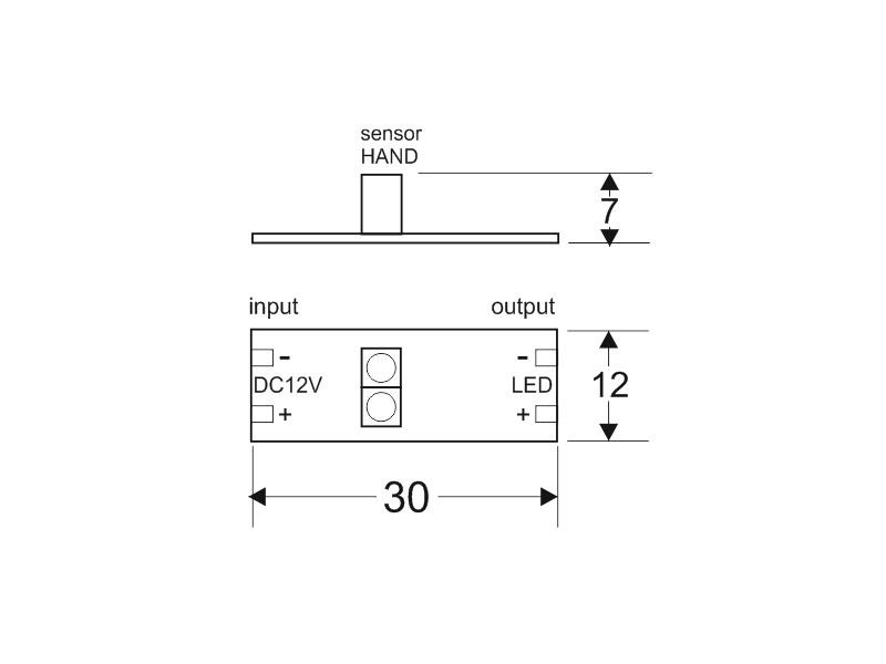 Sensores led 10512-82 esquema