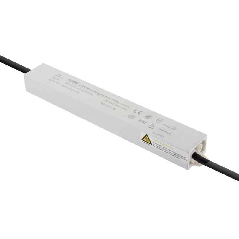 Fuente de alimentación IP67 Slim, DC12V/30W/2,5A - XauenBatt Iluminación