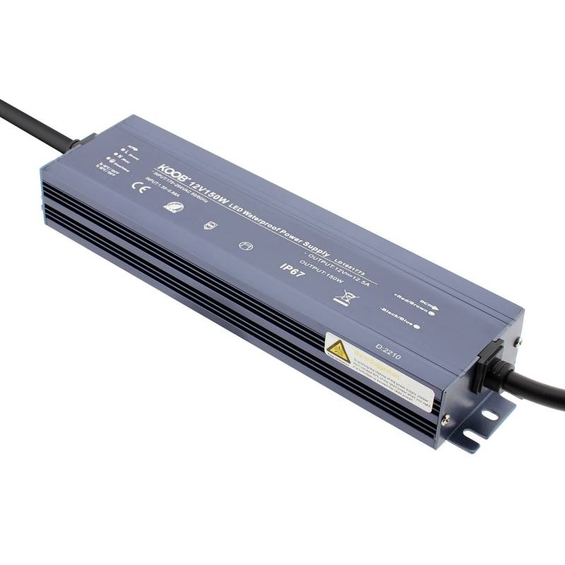 Fuente de alimentación IP67, DC12V/150W/12,5A - XauenBatt Iluminación