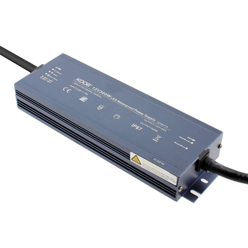 Fuente de alimentación IP67, DC12V/300W/25A - XauenBatt Iluminación