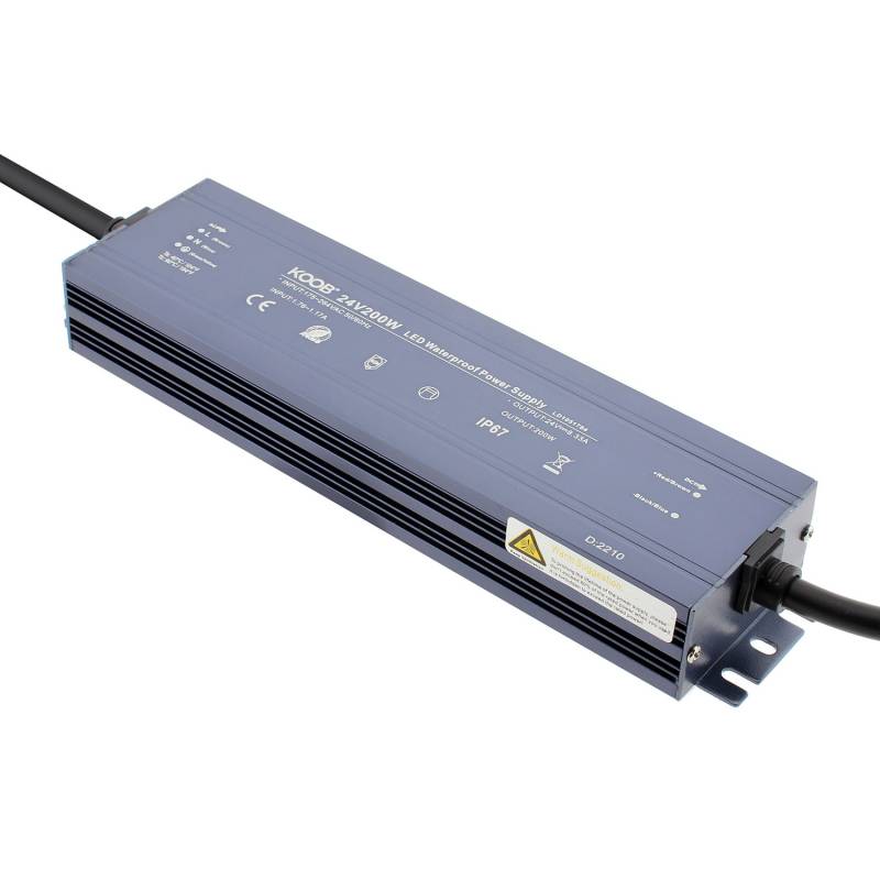 Fuente de alimentación IP67, DC24V/200W/8,33A - XauenBatt Iluminación