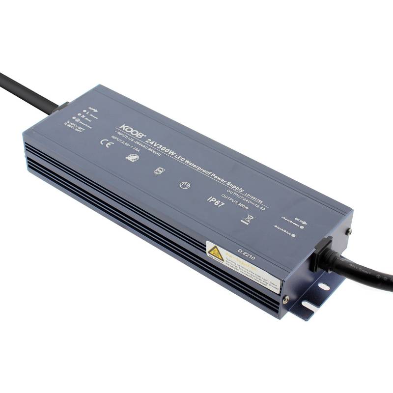 Fuente de alimentación IP67, DC24V/300W/12,5A - XauenBatt Iluminación