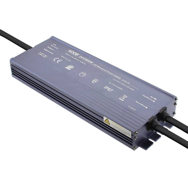 Fuente de alimentación IP67, DC24V/500W20,83A - XauenBatt Iluminación