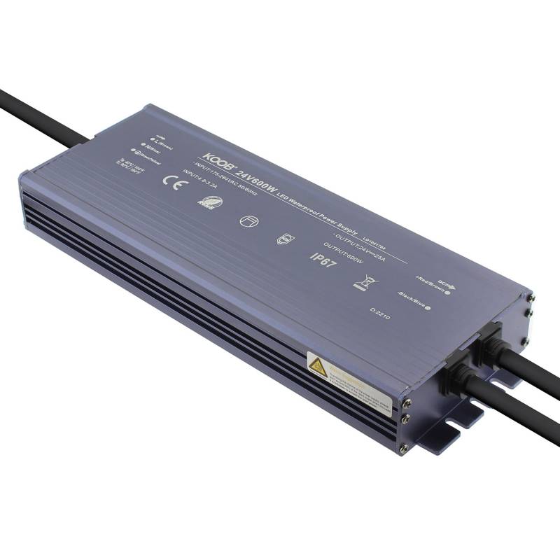 Fuente de alimentación IP67, DC24V/600W25A - XauenBatt Iluminación