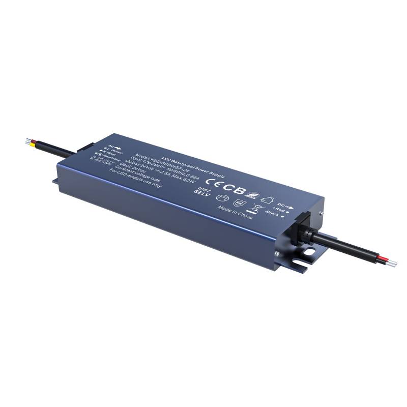 Fuente de alimentación Ultracompacta IP67, DC24V/60W/2,5A - XauenBatt Iluminación