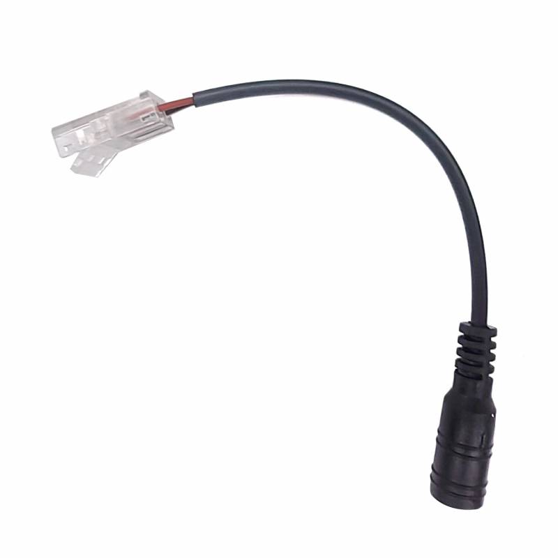 Conector Transparente con cable DC 15cm para tiras LED COB + SMD - 10mm - XauenBatt Iluminación