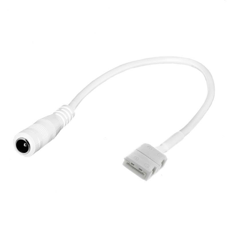 Cable conexión Jack Hembra con conector 2 Pin para tira led 8mm - XauenBatt Iluminación